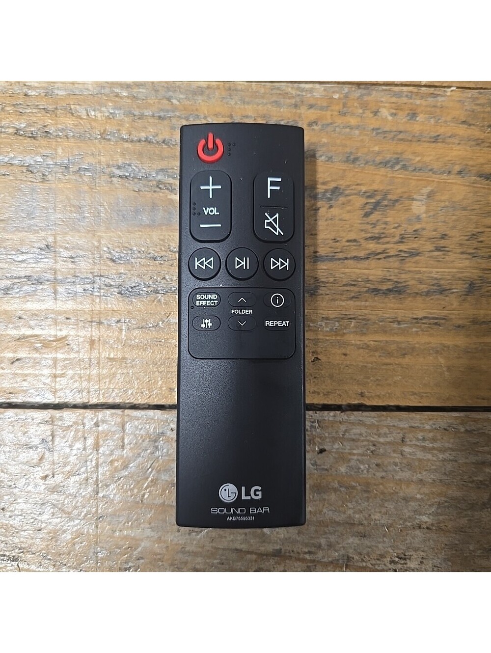 LG AKB75595331 Sound Bar Remote Control